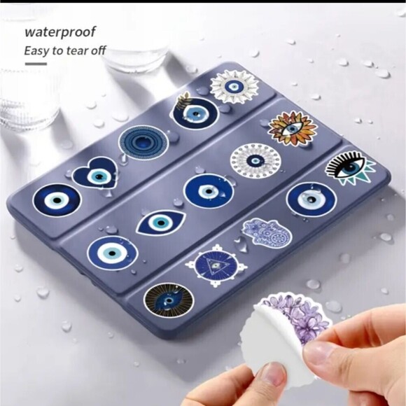 Evil eye protection stickers decals diy crafts - Picture 8 of 8